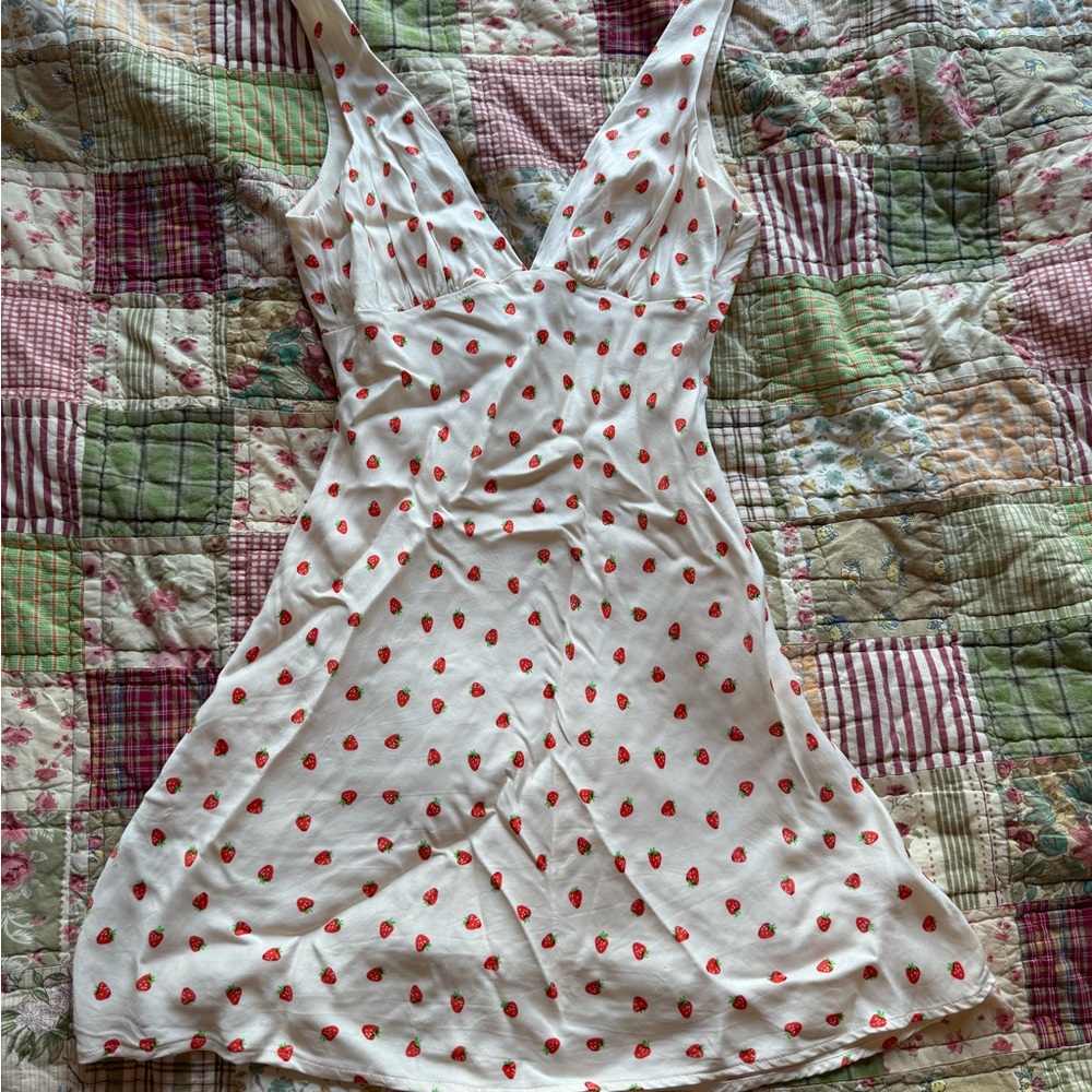 Zara Strawberry Mini Dress